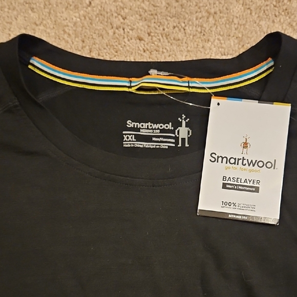 Smartwool Men's Classic Black Long Sleeve Tee - Picture 2 of 10